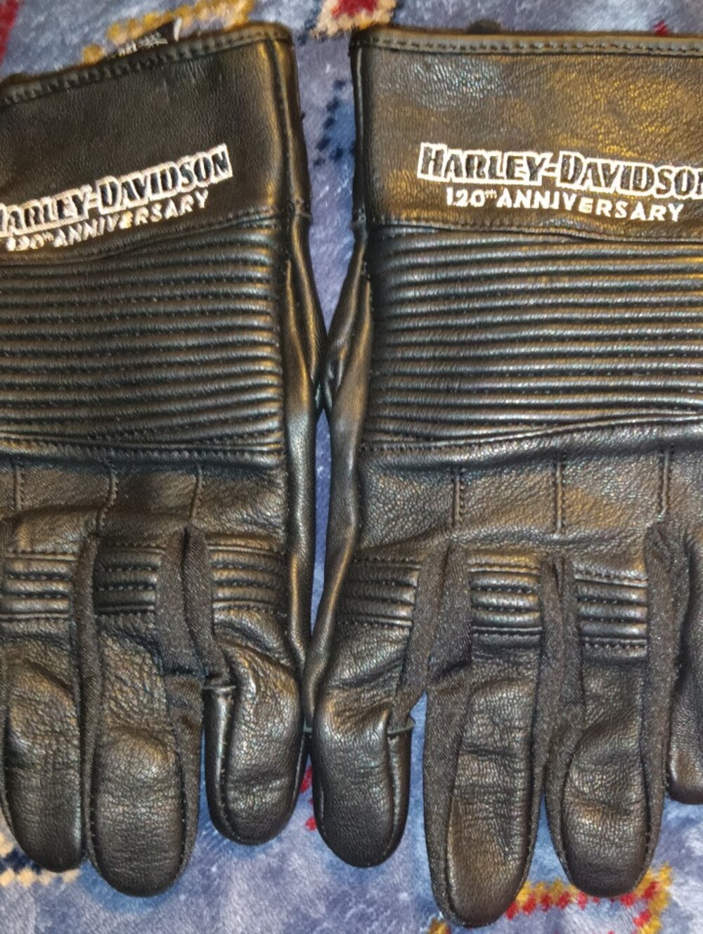 Harley-Davidson 120th Anniversary Revelry Leather Gloves Women's XL  97175-23VW